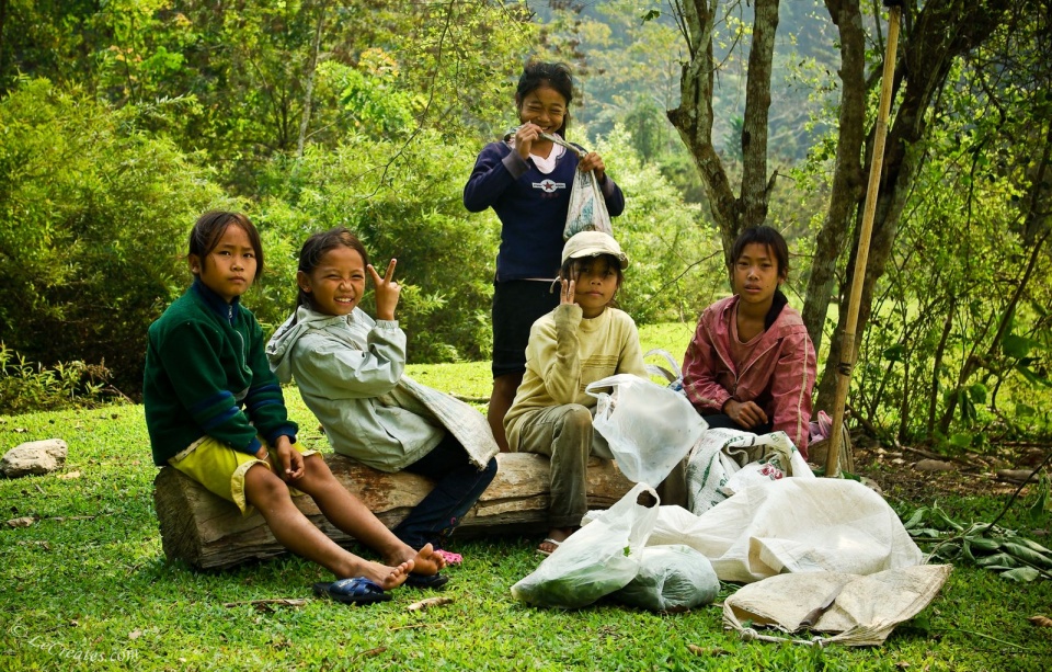 Лаосские девчата