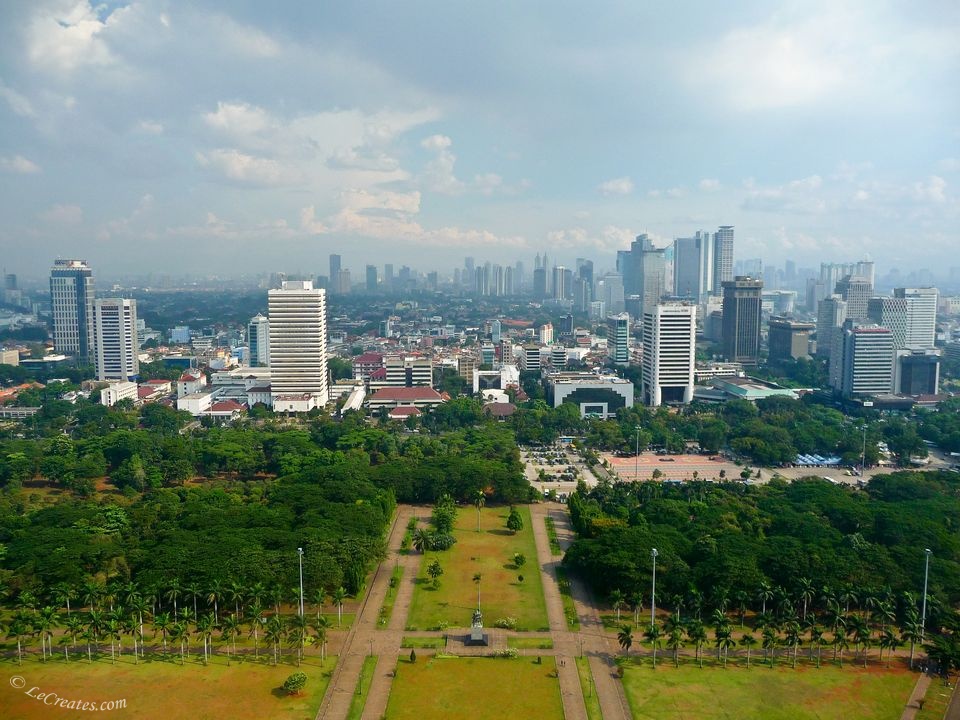 Джакарта (Jakarta) сверху