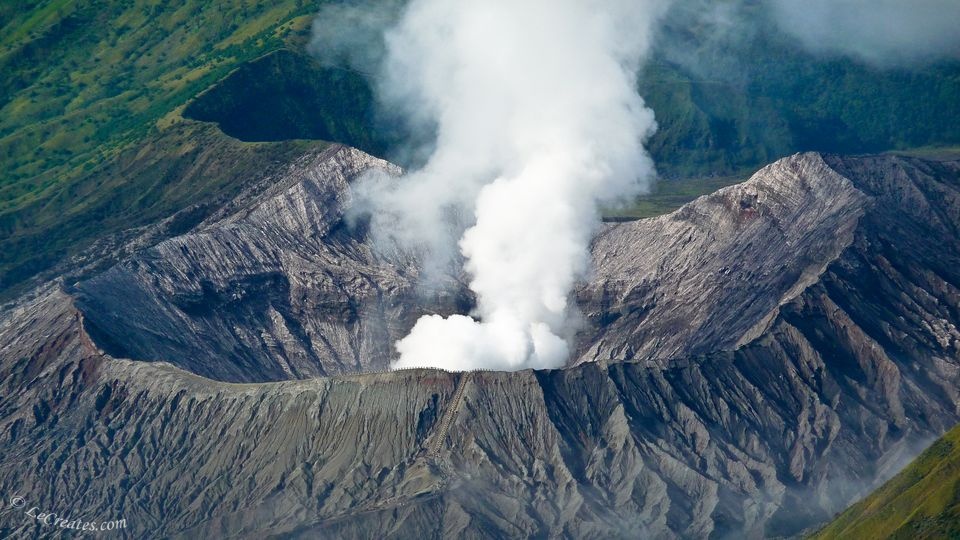 Индонезийский вулкан Бромо