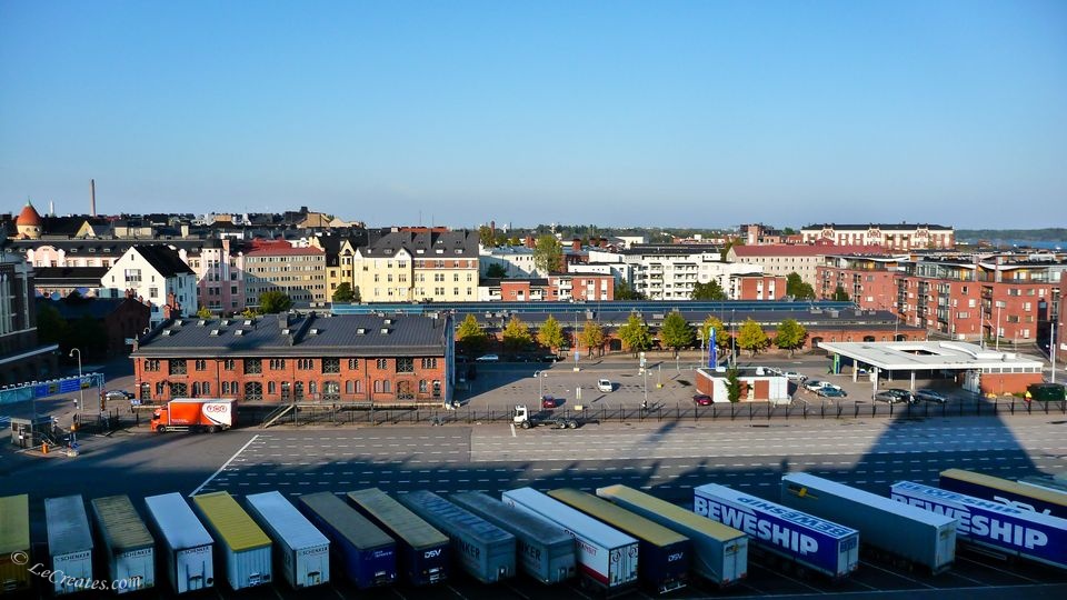 Вид на Хельсинки (Helsinki) с лайнера