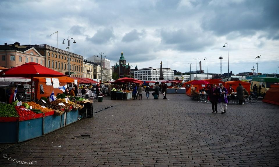Продуктовый рынок в Хельсинки (Helsinki)